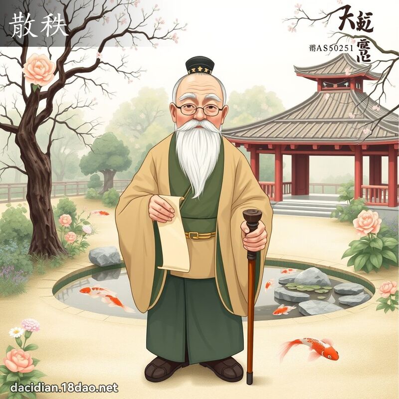 散秩 - 国语大辞典配图