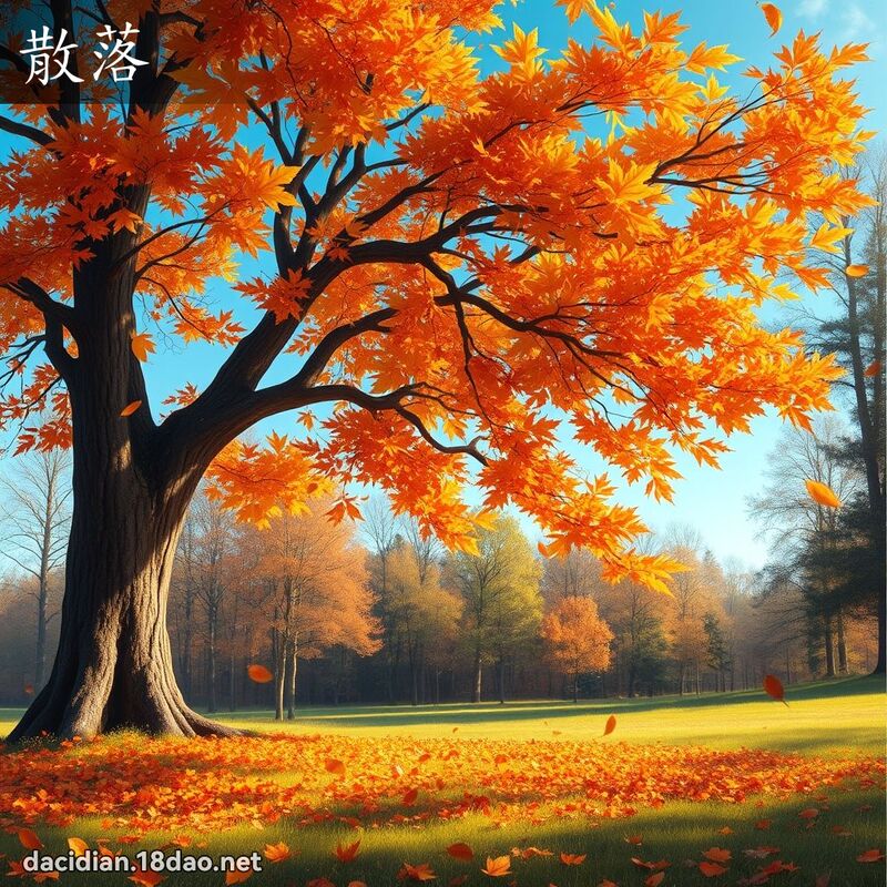 散落 - 國語大辭典配圖