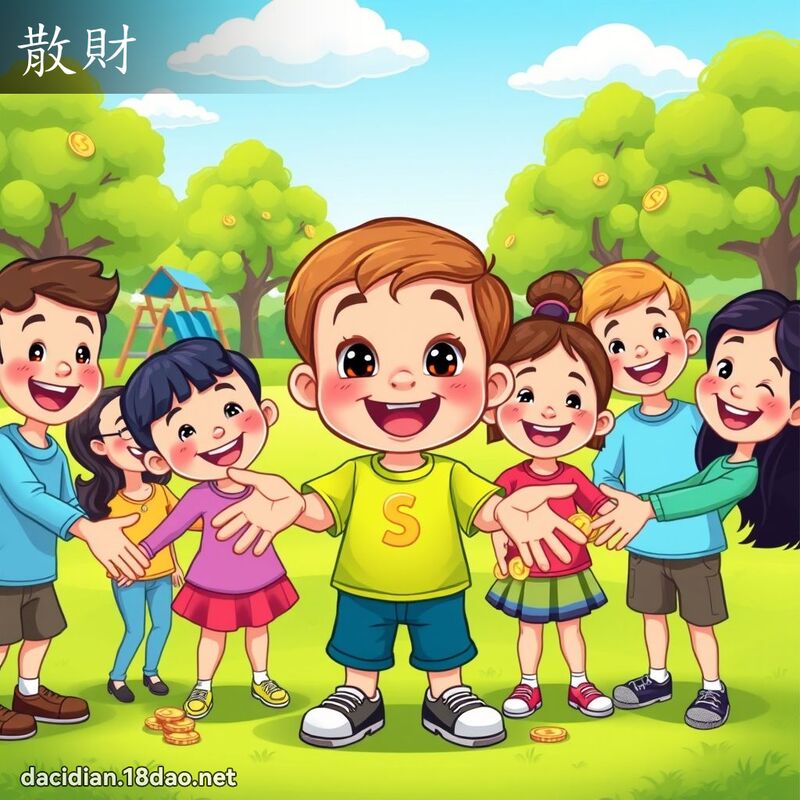 散財 - 國語大辭典配圖