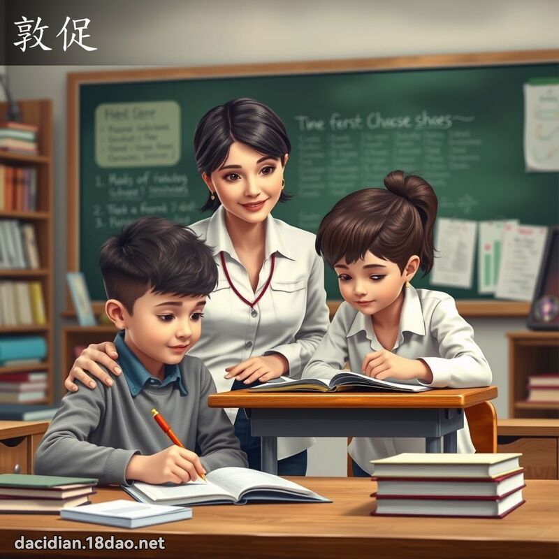 敦促 - 国语大辞典配图