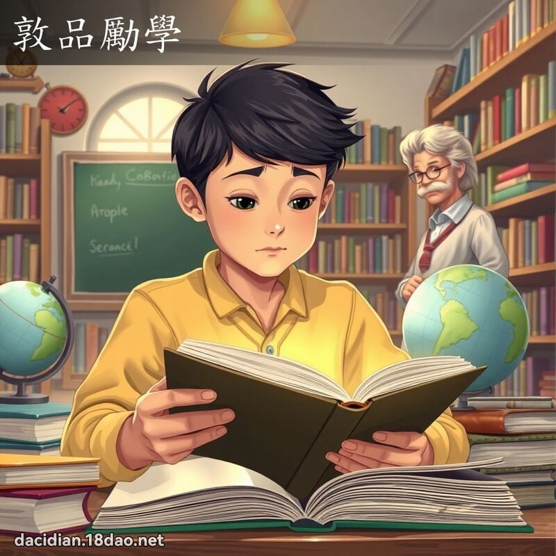 敦品励学 - 国语大辞典配图