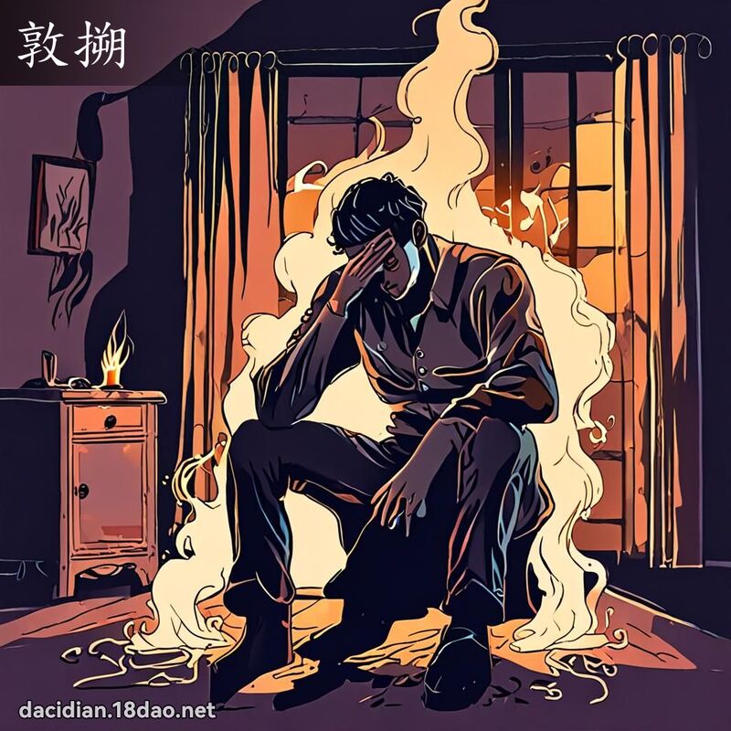 敦搠 - 国语大辞典配图