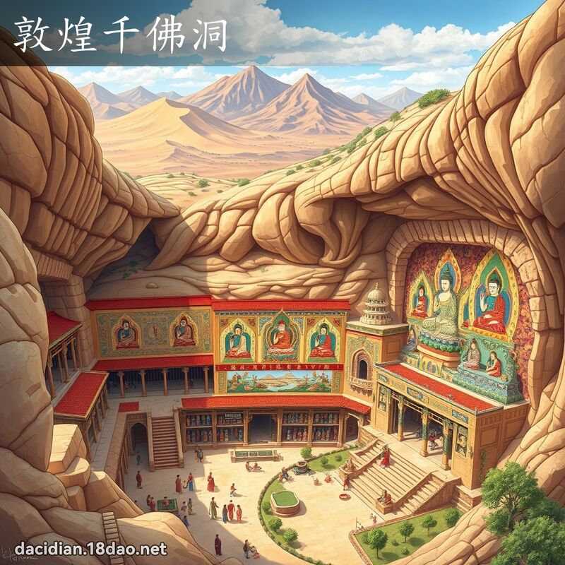 敦煌千佛洞 - 國語大辭典配圖