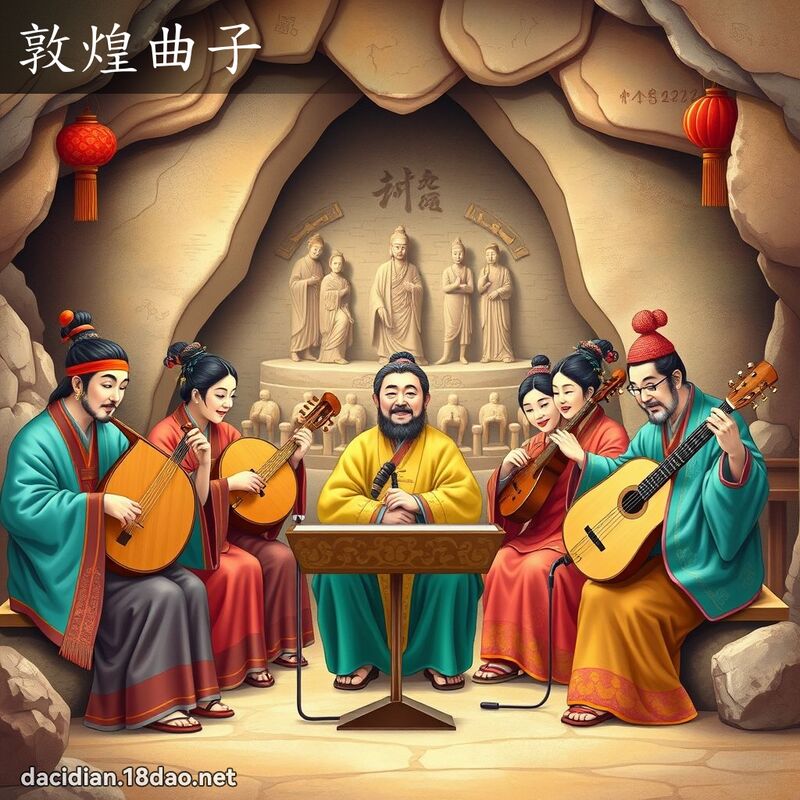 敦煌曲子 - 國語大辭典配圖