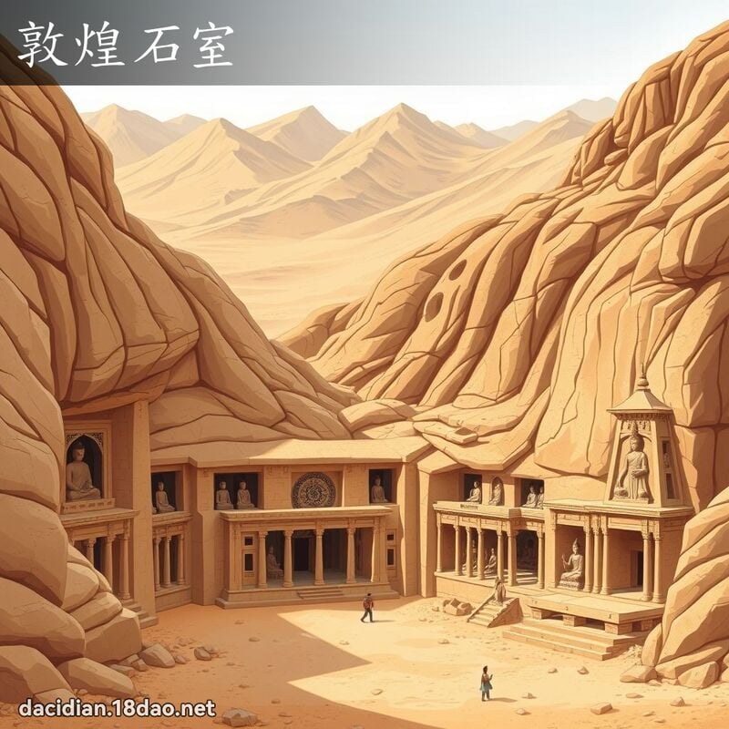 敦煌石室 - 國語大辭典配圖