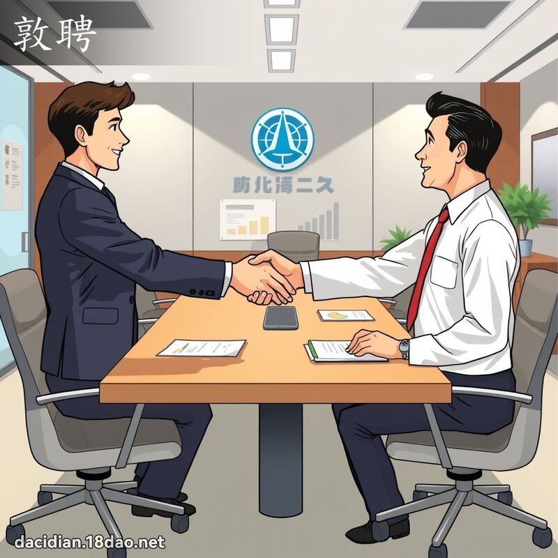 敦聘 - 国语大辞典配图
