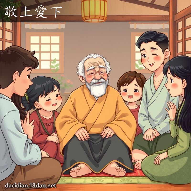 敬上爱下 - 国语大辞典配图