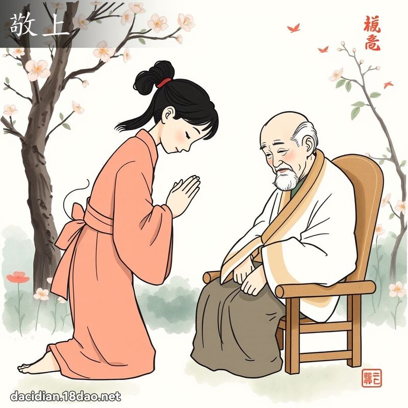 敬上 - 國語大辭典配圖