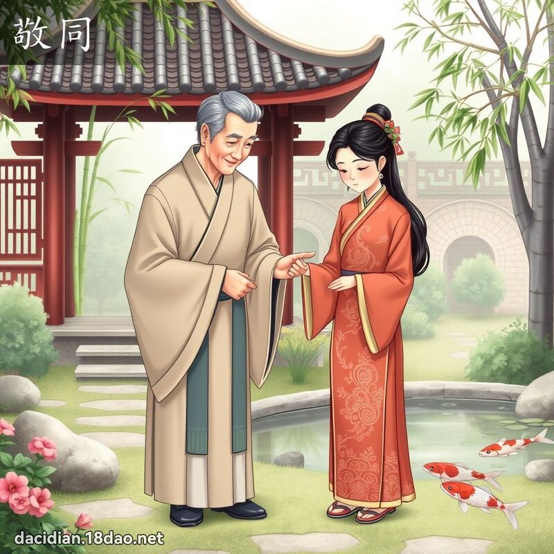 敬同 - 國語大辭典配圖