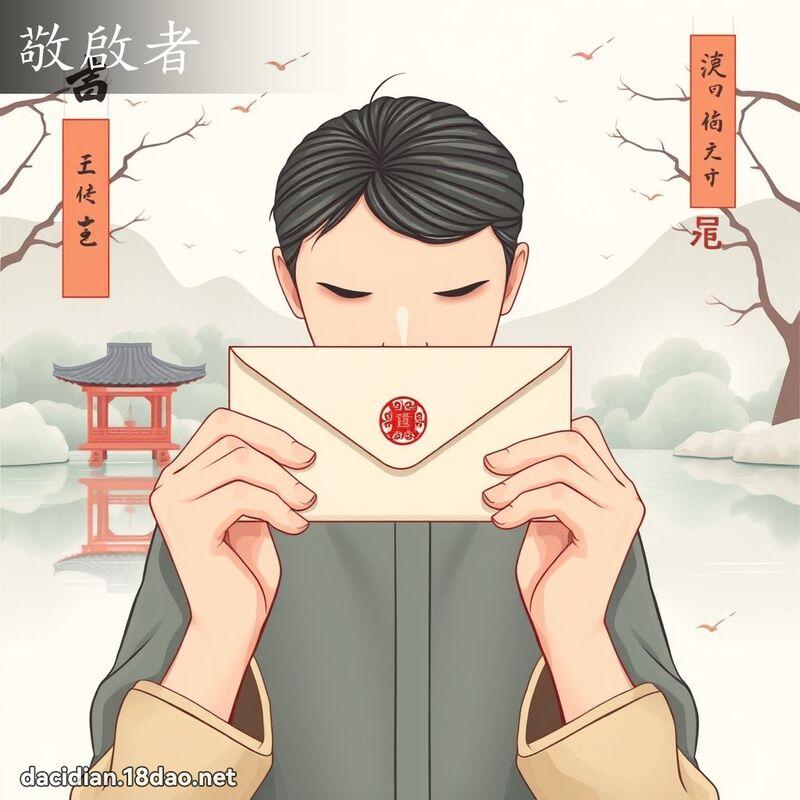 敬启者 - 国语大辞典配图