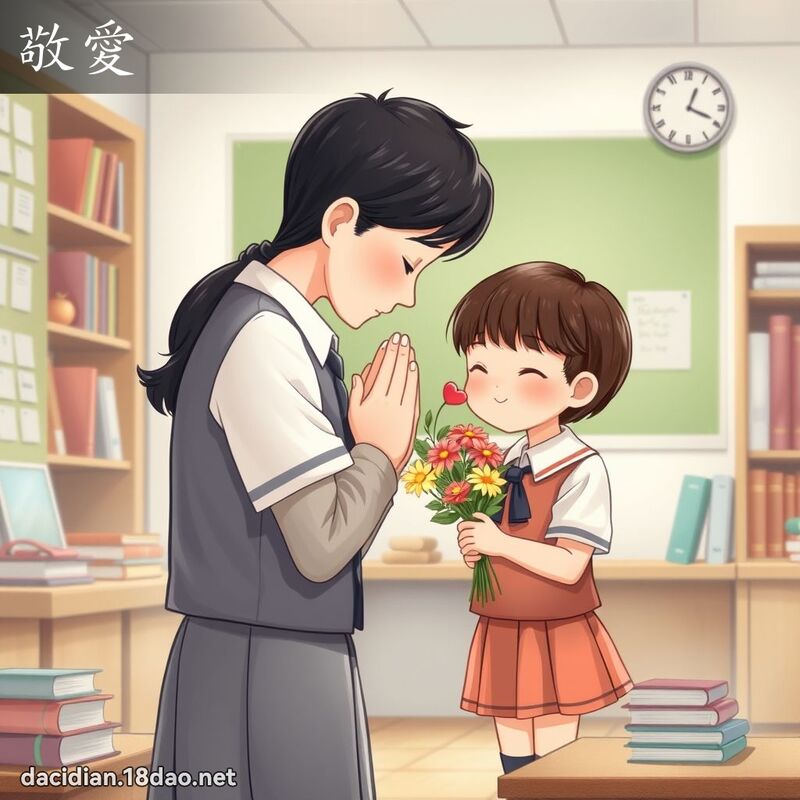 敬愛 - 國語大辭典配圖