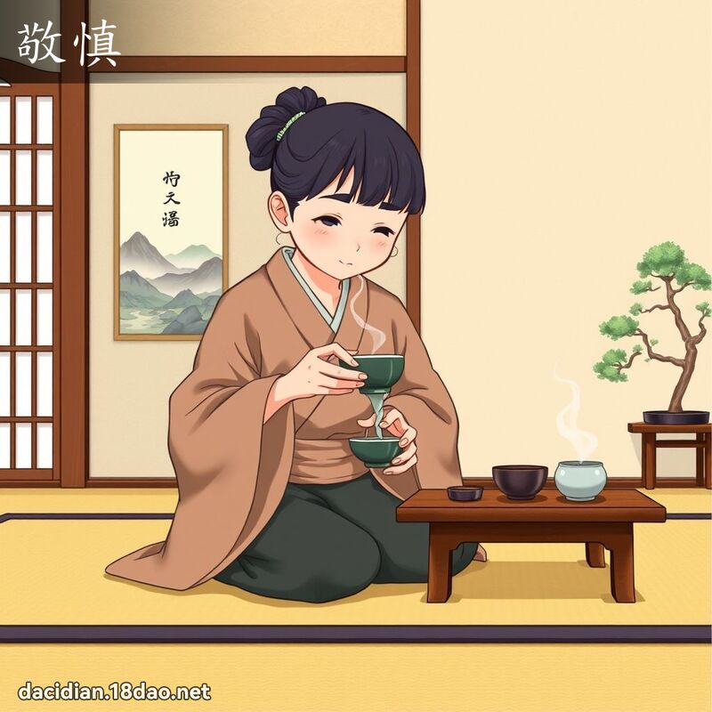 敬慎 - 國語大辭典配圖