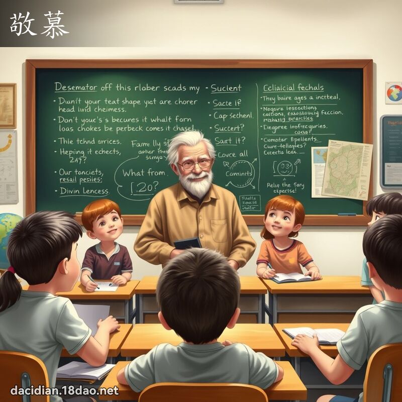 敬慕 - 國語大辭典配圖