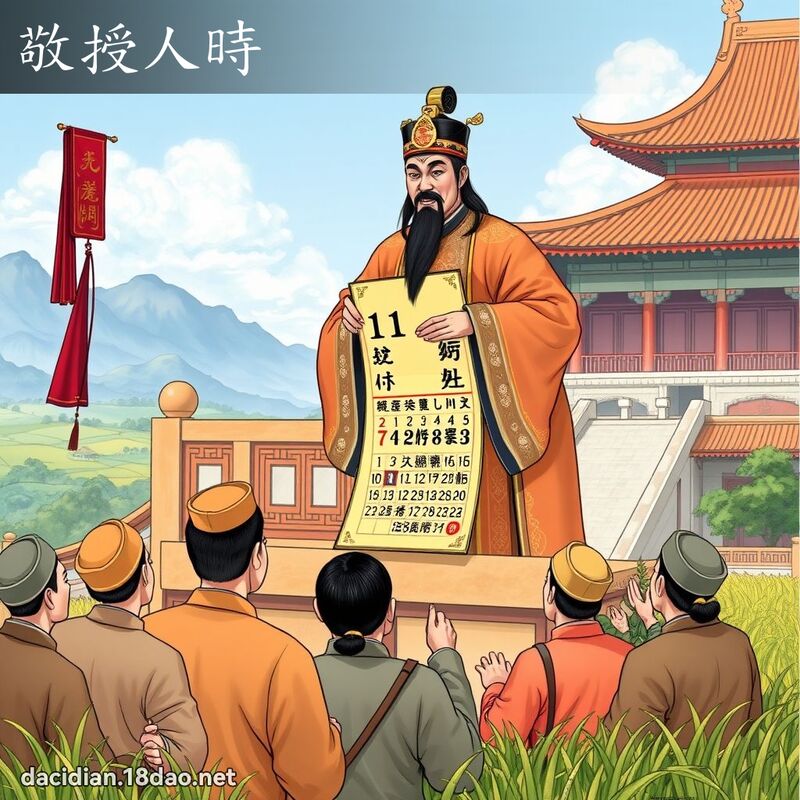 敬授人時 - 國語大辭典配圖