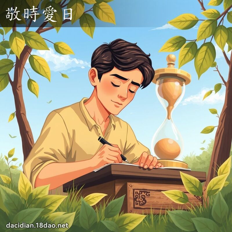 敬时爱日 - 国语大辞典配图