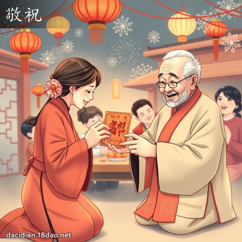 敬祝 - 國語大辭典配圖