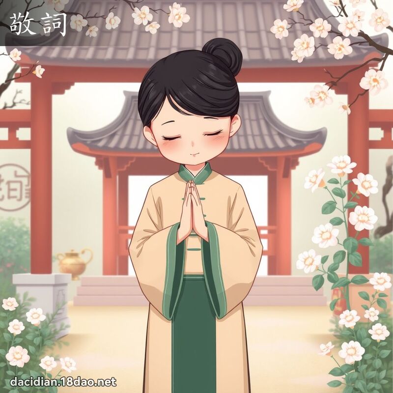 敬詞 - 國語大辭典配圖