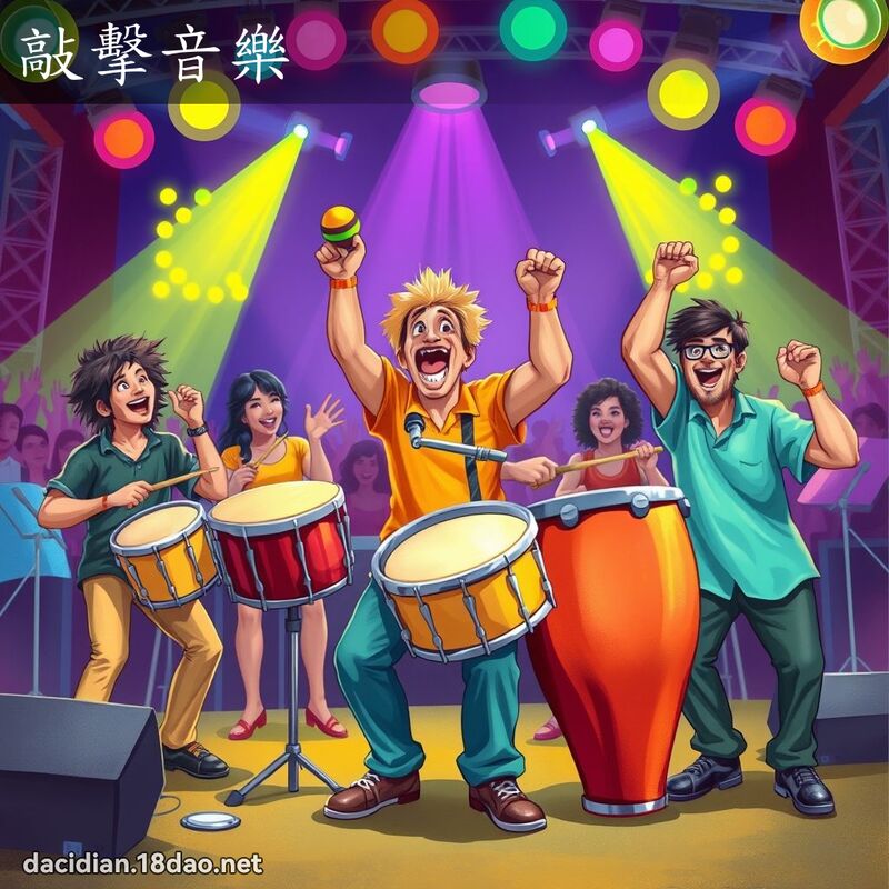 敲击音乐 - 国语大辞典配图