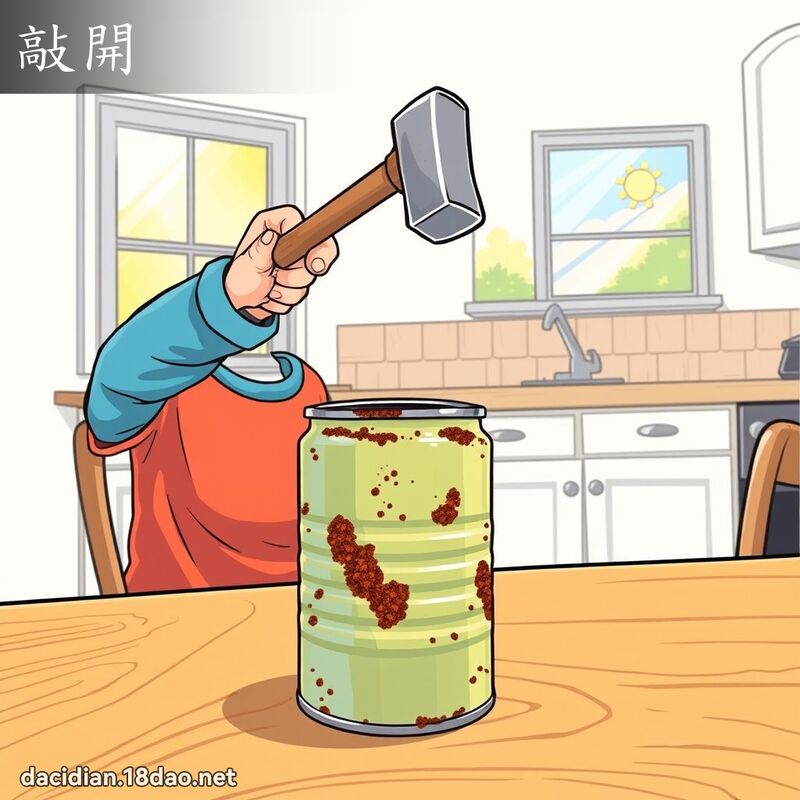 敲开 - 国语大辞典配图
