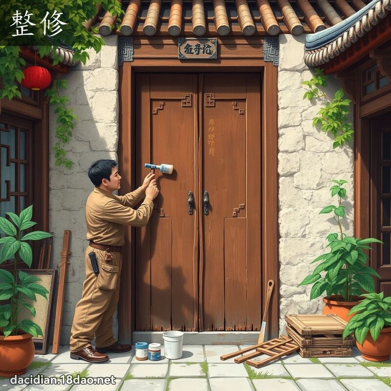 整修 - 國語大辭典配圖