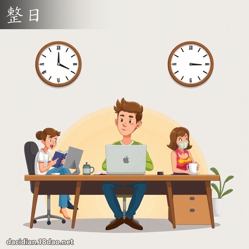整日 - 国语大辞典配图