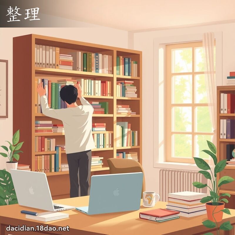 整理 - 国语大辞典配图