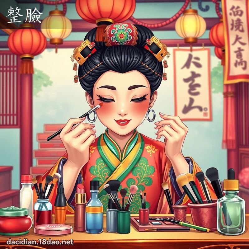 整脸 - 国语大辞典配图