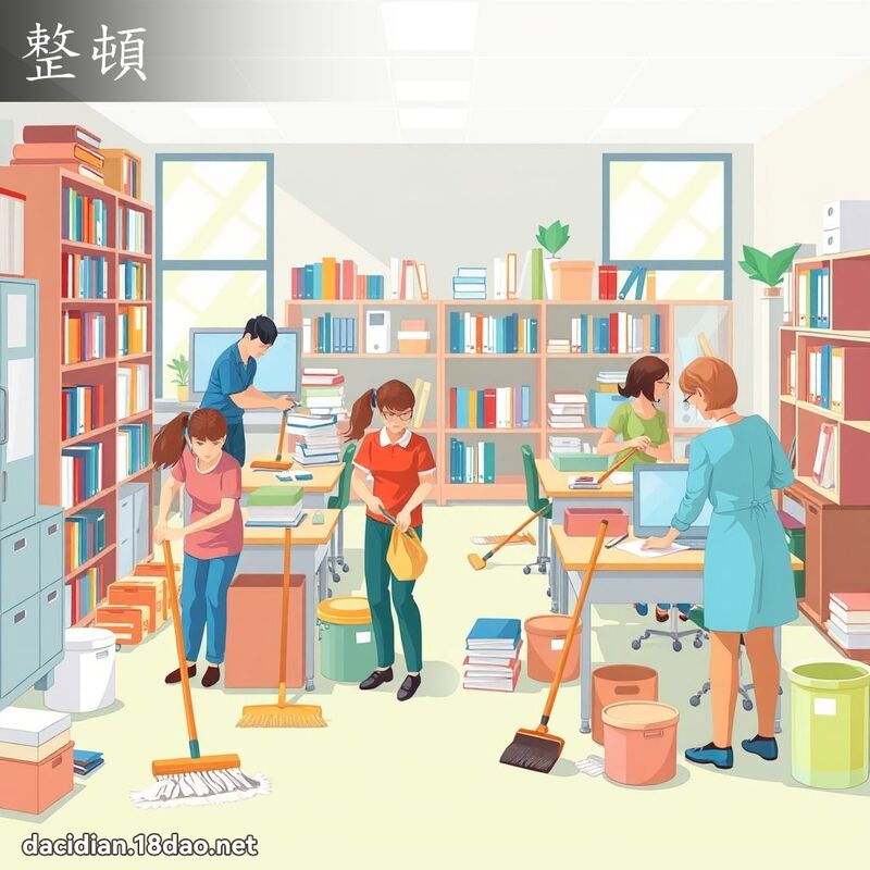 整頓 - 國語大辭典配圖