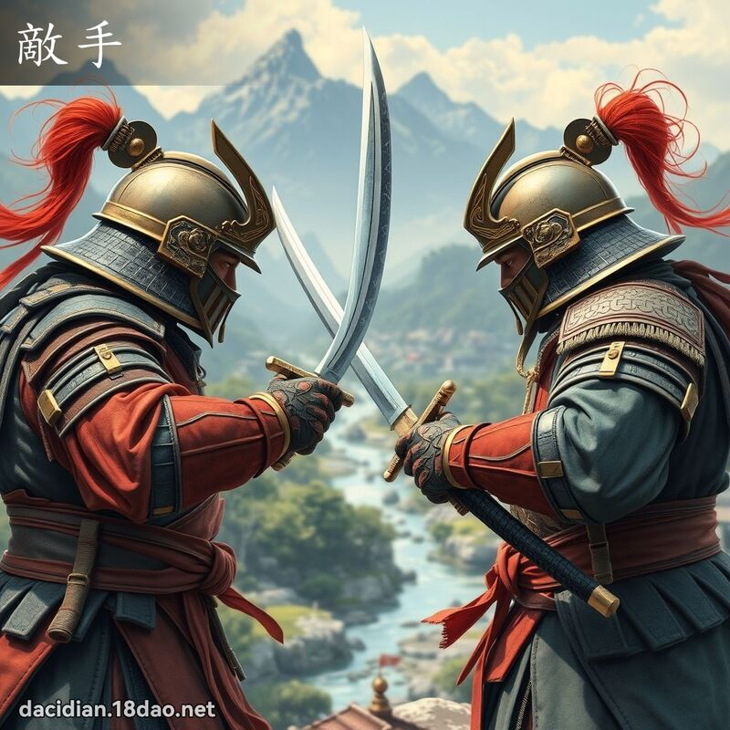 敵手 - 國語大辭典配圖