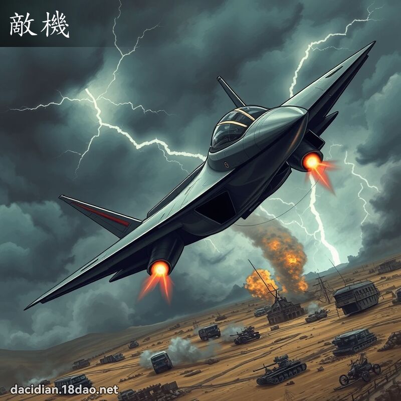 敵機 - 國語大辭典配圖