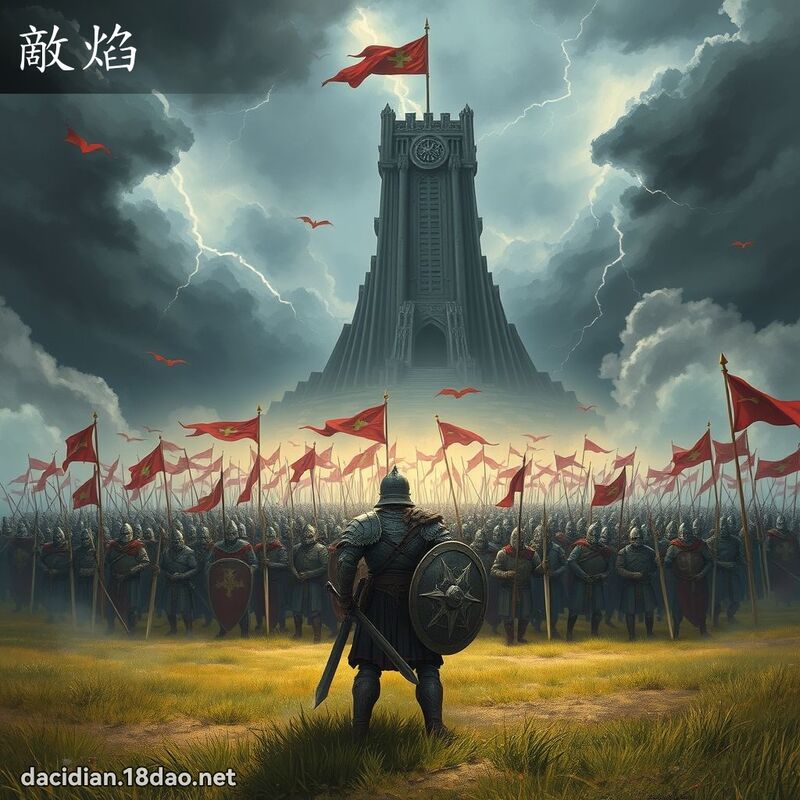 敵焰 - 國語大辭典配圖
