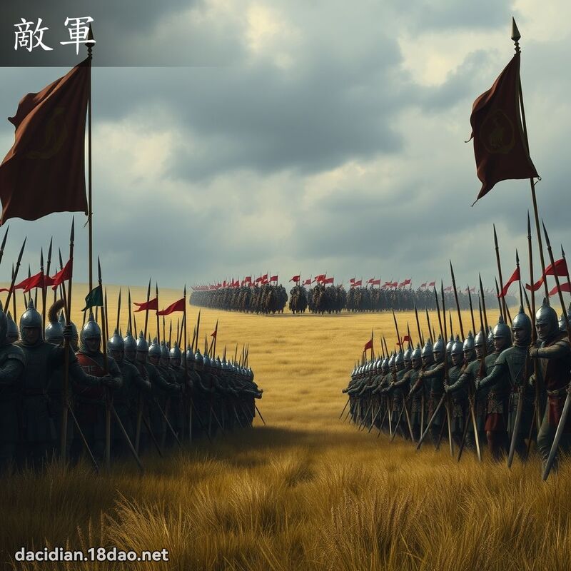 敵軍 - 國語大辭典配圖