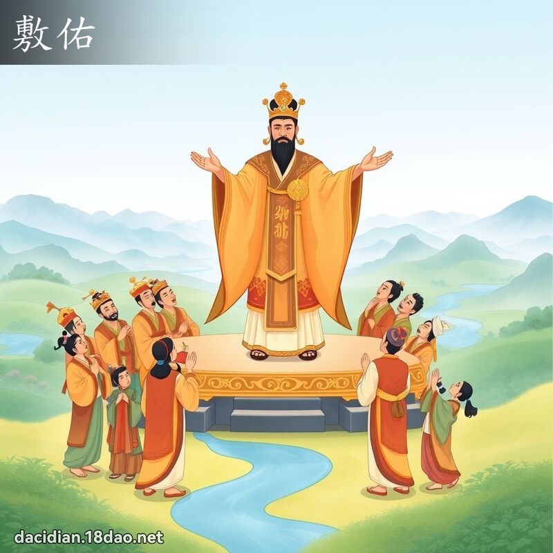 敷佑 - 国语大辞典配图