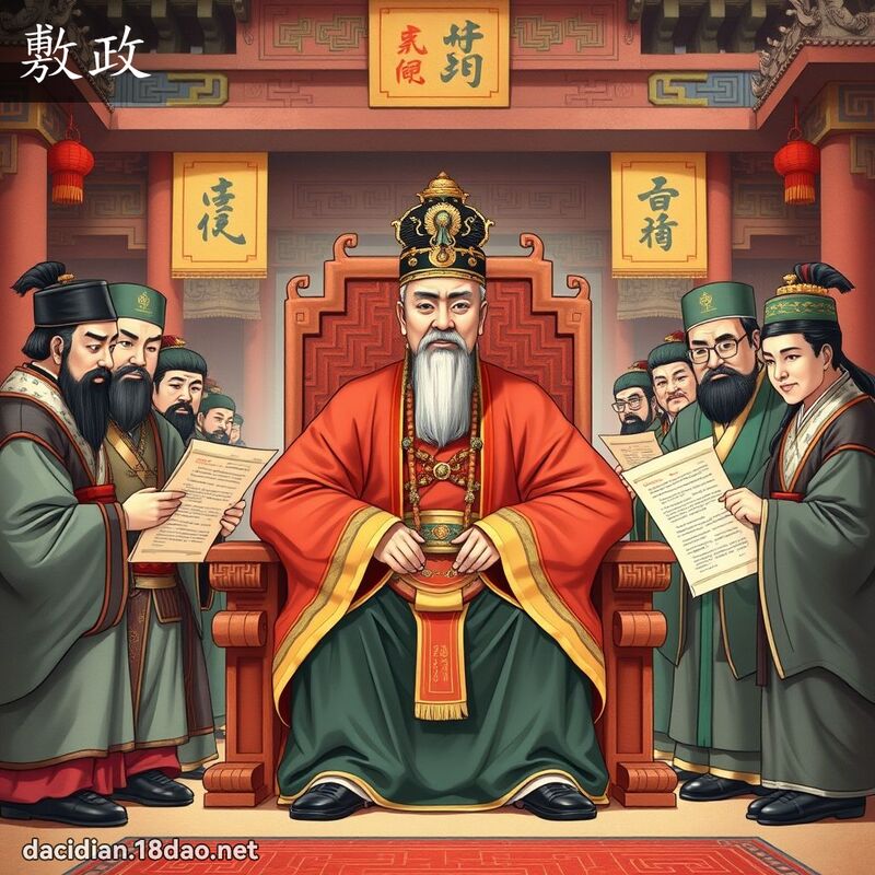 敷政 - 国语大辞典配图
