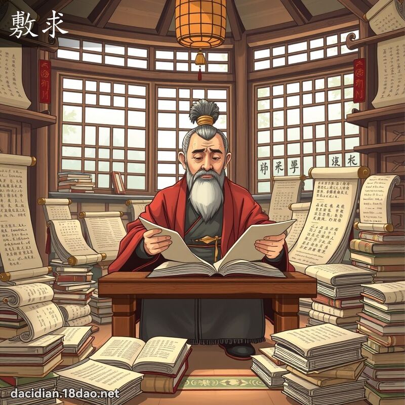 敷求 - 國語大辭典配圖