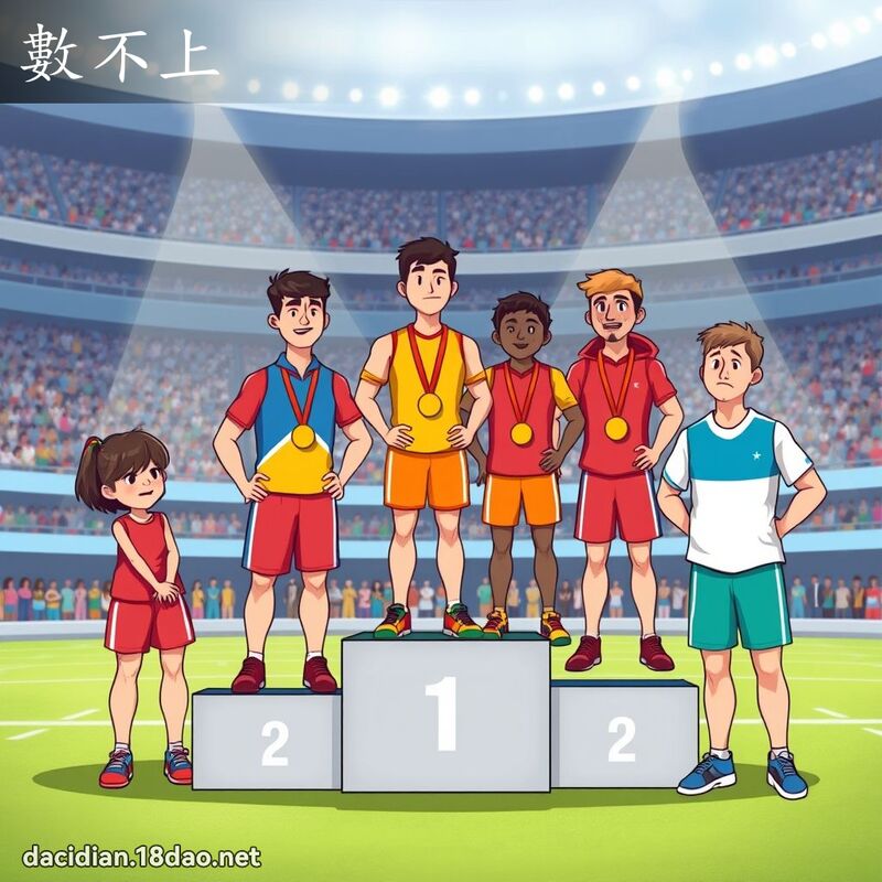 数不上 - 国语大辞典配图