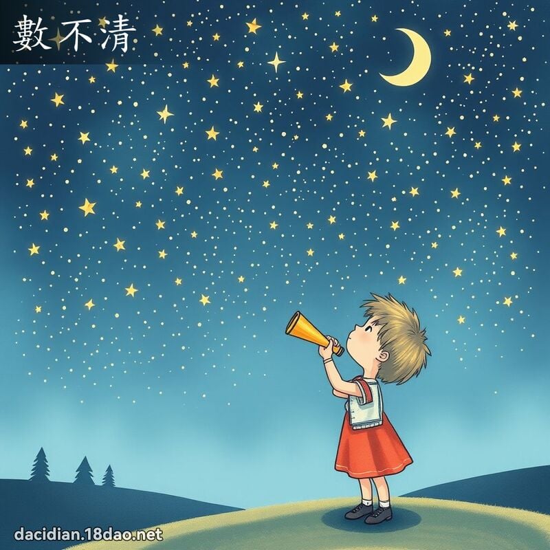 數不清 - 國語大辭典配圖