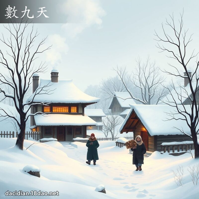 數九天 - 國語大辭典配圖