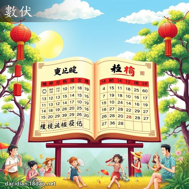 数伏 - 国语大辞典配图