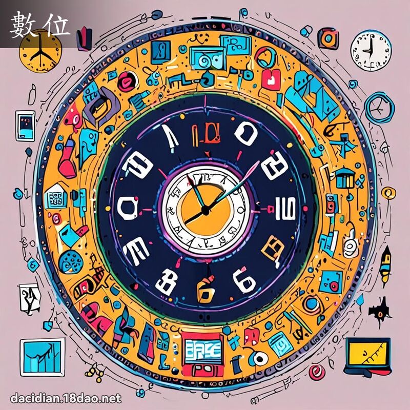 數位 - 國語大辭典配圖
