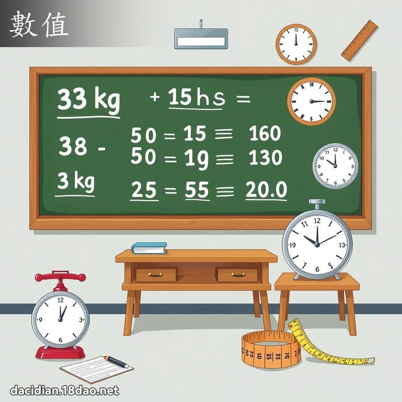 数值 - 国语大辞典配图