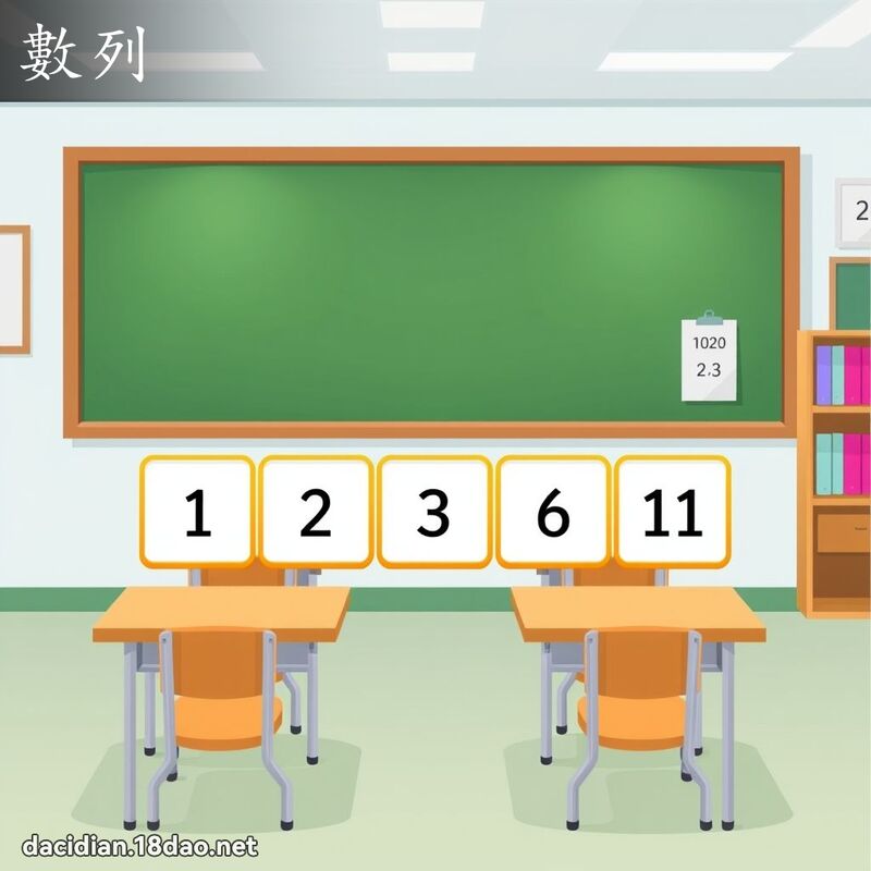 數列 - 國語大辭典配圖