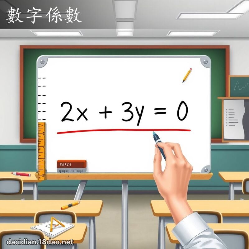 數字係數 - 國語大辭典配圖