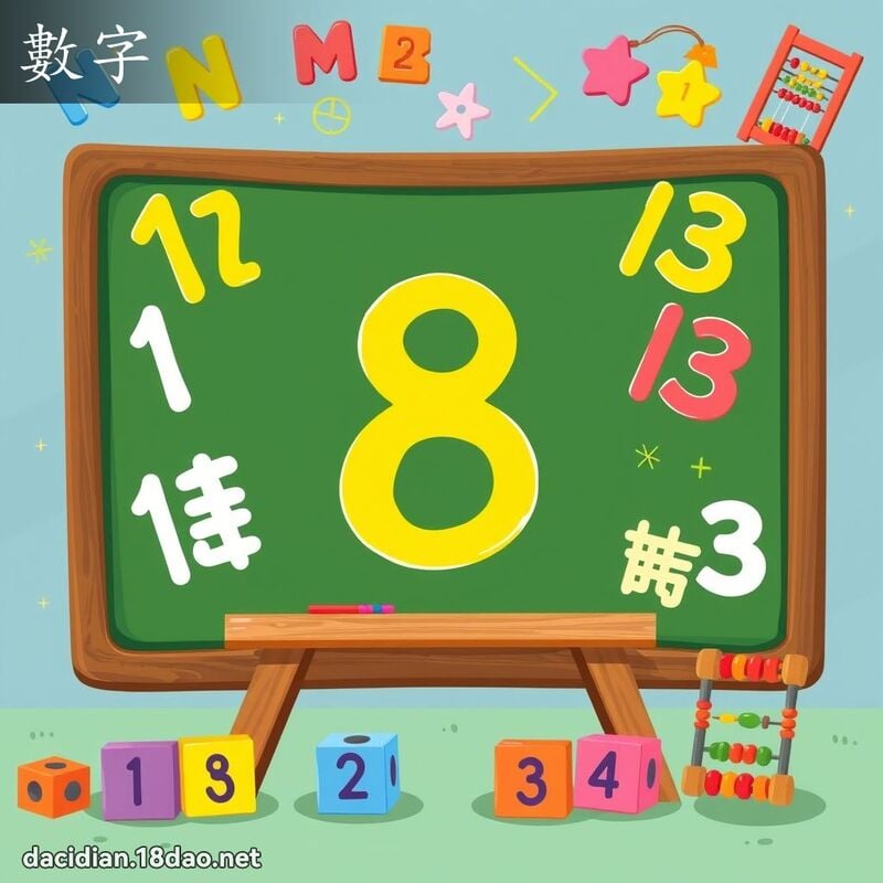 數字 - 國語大辭典配圖