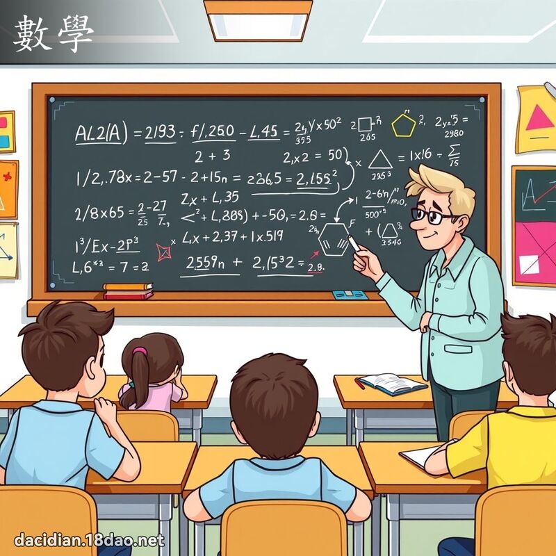 數學 - 國語大辭典配圖