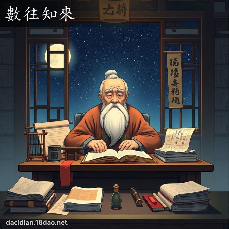 數往知來 - 國語大辭典配圖