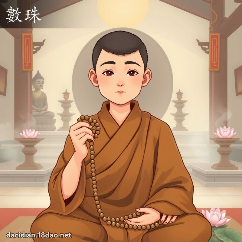 數珠 - 國語大辭典配圖