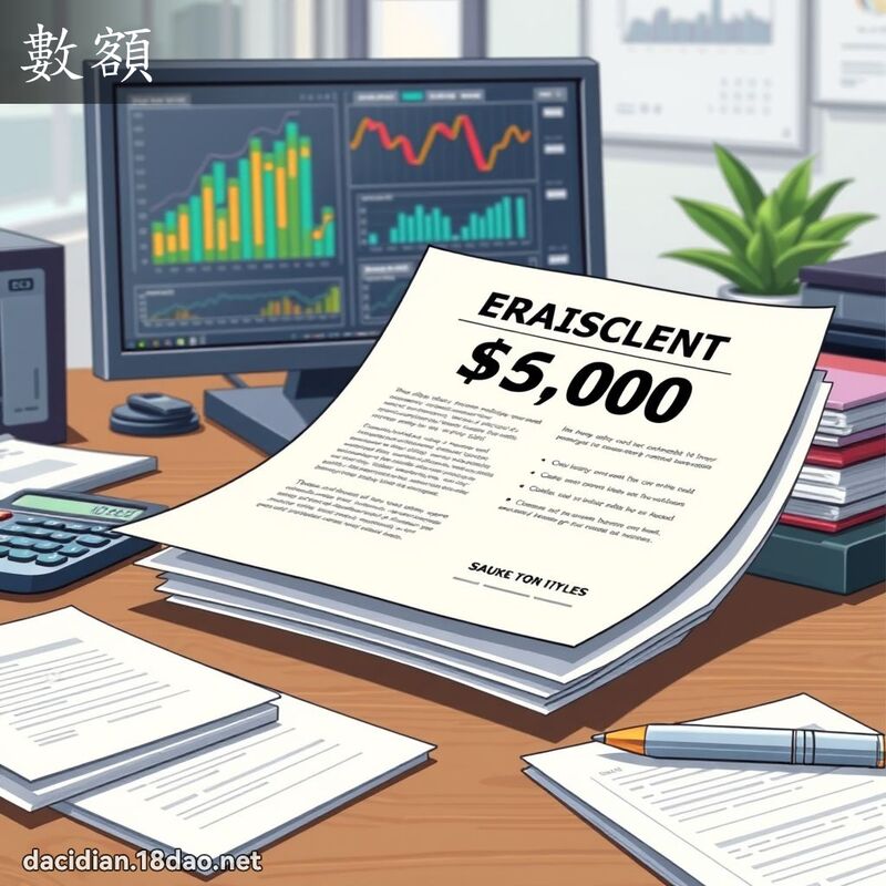 数额 - 国语大辞典配图
