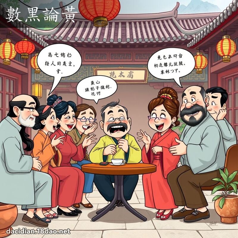 数黑论黄 - 国语大辞典配图