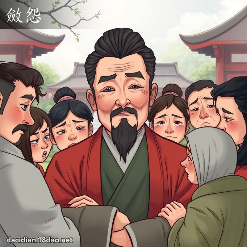 敛怨 - 国语大辞典配图
